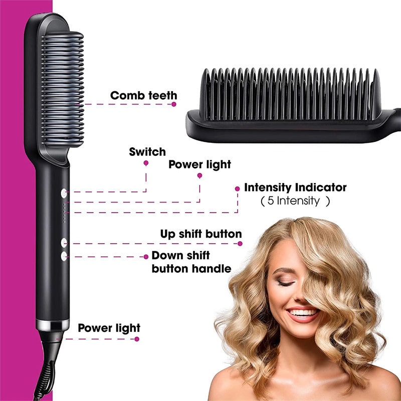 2-in-1 Ionic Hair Straightener